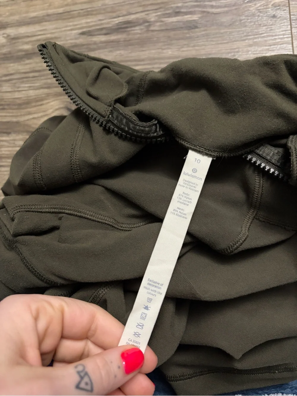 Lululemon Define Jacket *Luon (Dark Olive) Size 10